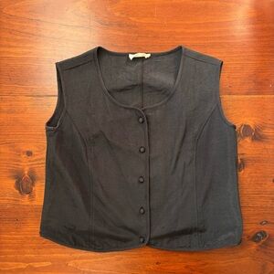 La Reunion Studio Black Button Vest